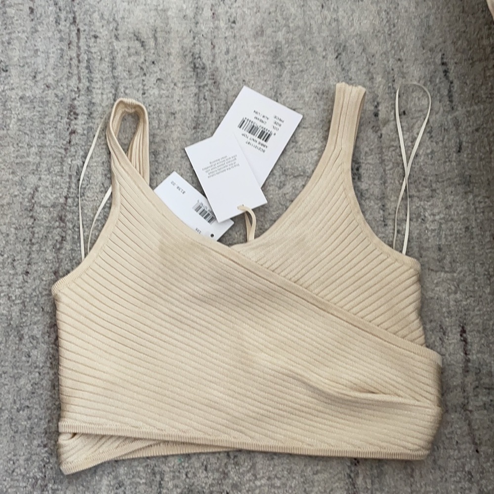 Significant Other Abbie Rib- Knit Crop Top - Picture 5 of 8
